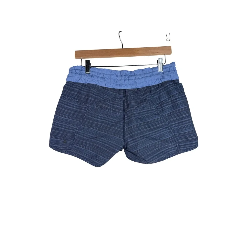 Lululemon Women's Tracker Shorts II size 8 Space Cadet Blue